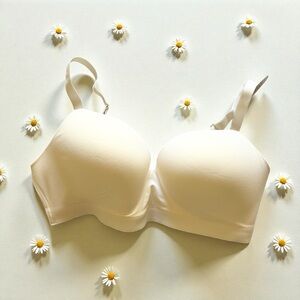 *NWT* Soma Enbliss Wireless Bra 40C Molded Padded Cup Adjustable Strap Ivory